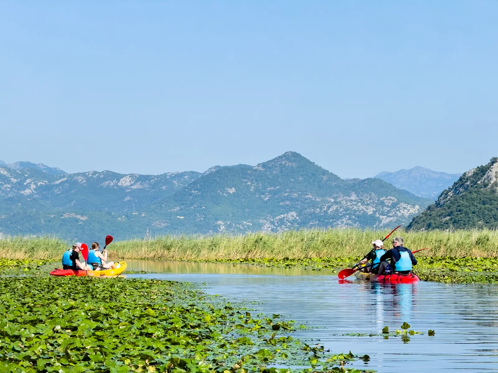 Lake Skadar kayaking