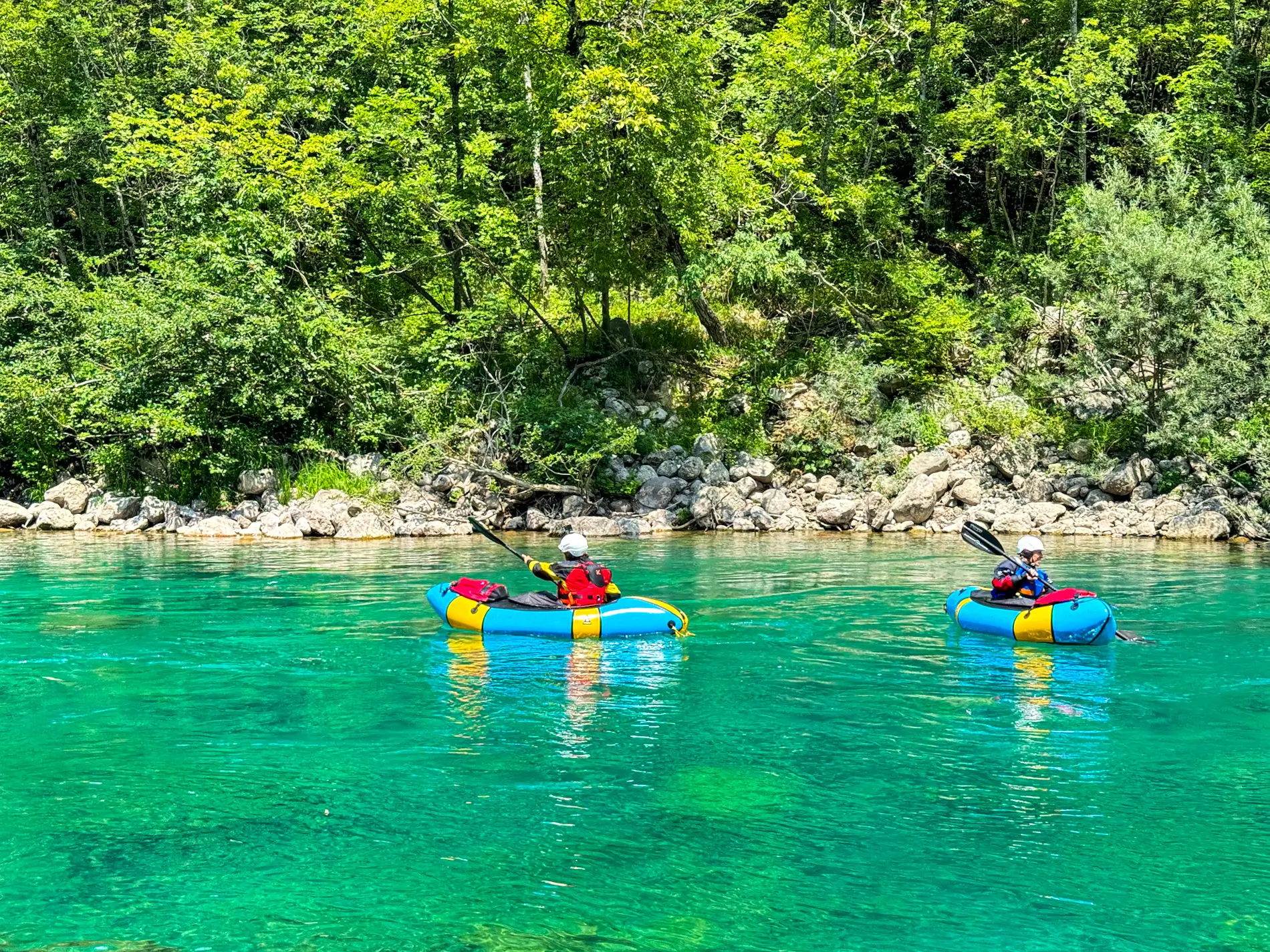 Tara river packrafting